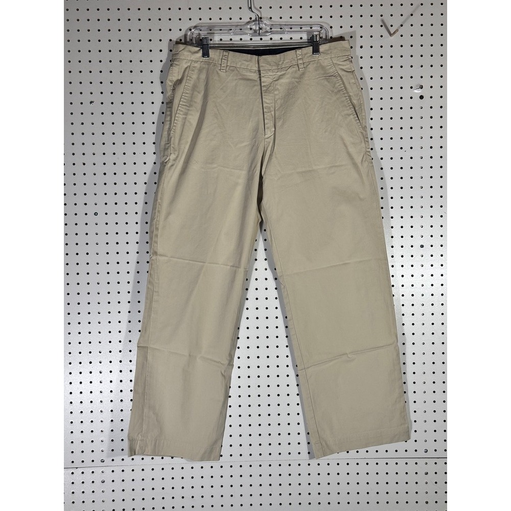 Vintage Banana Republic Y2K Khaki Chino Pants Mens 36R Tan Cotton Nylon 711929